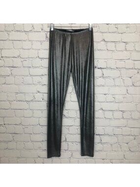 Alembika Silver Pewter Leggings Size 0